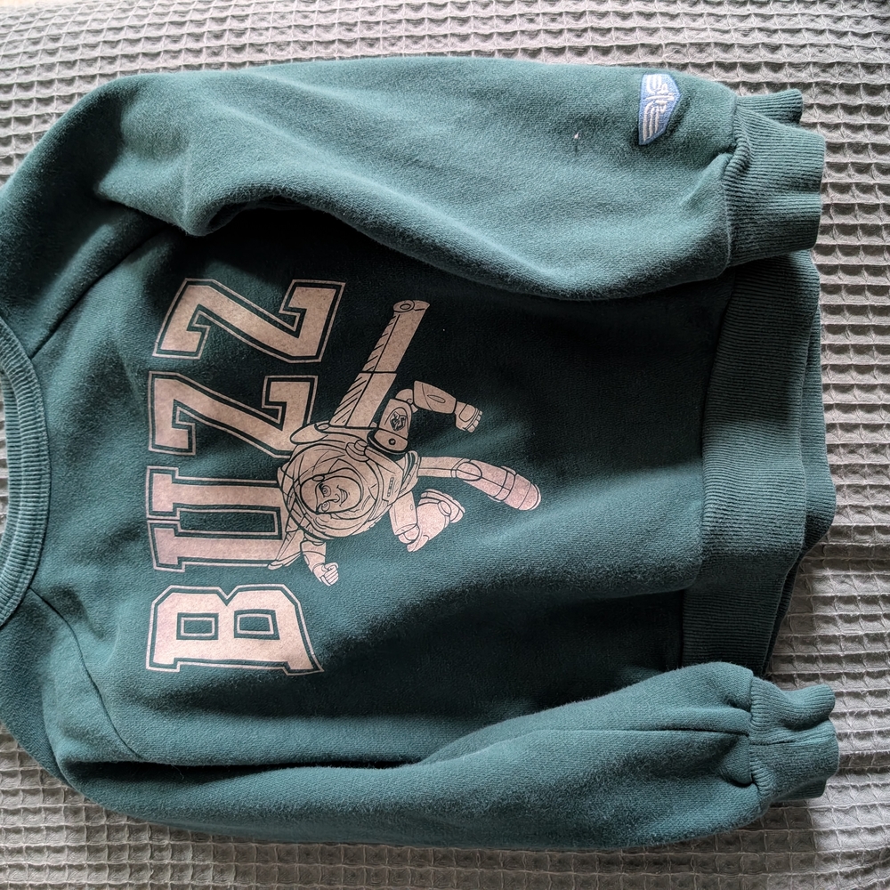 GAP Green Kids Sweater with Buzz Lightyear Design